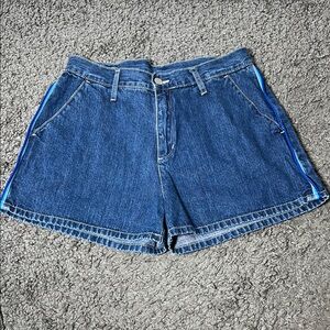 Jordache Vintage stripe junior Jean Shorts Size 9/10